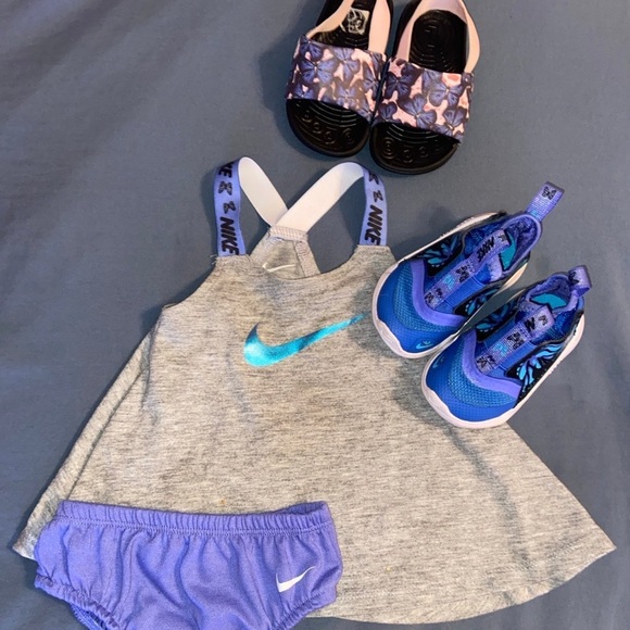 Butterfly baby girl nike outfit